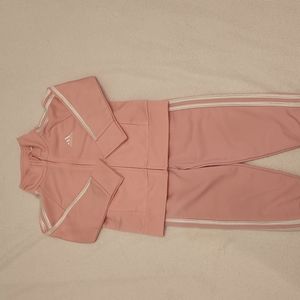 Adidas size 18 month Pink Girls track suit